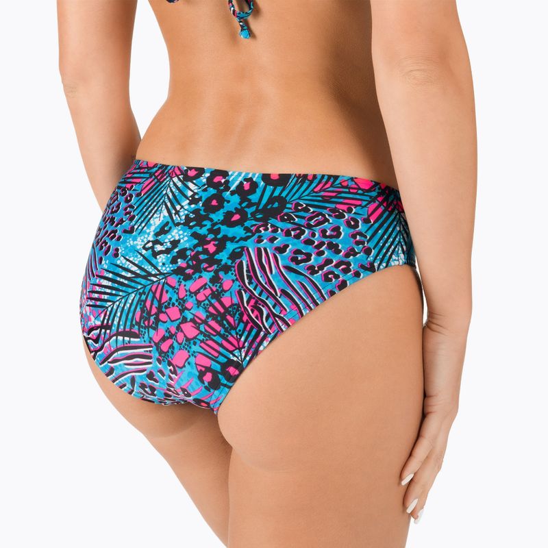 Strój pływacki dwuczęściowy damski Speedo Triangle jungle lapis/black/white/fluo pink 5