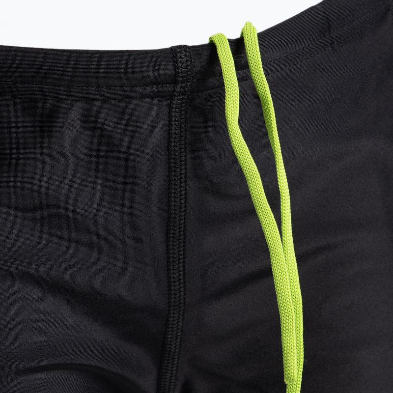 Bokserki pływackie dziecięce Speedo Plastisol Placement Aquashort black/atomic lime/tile 5