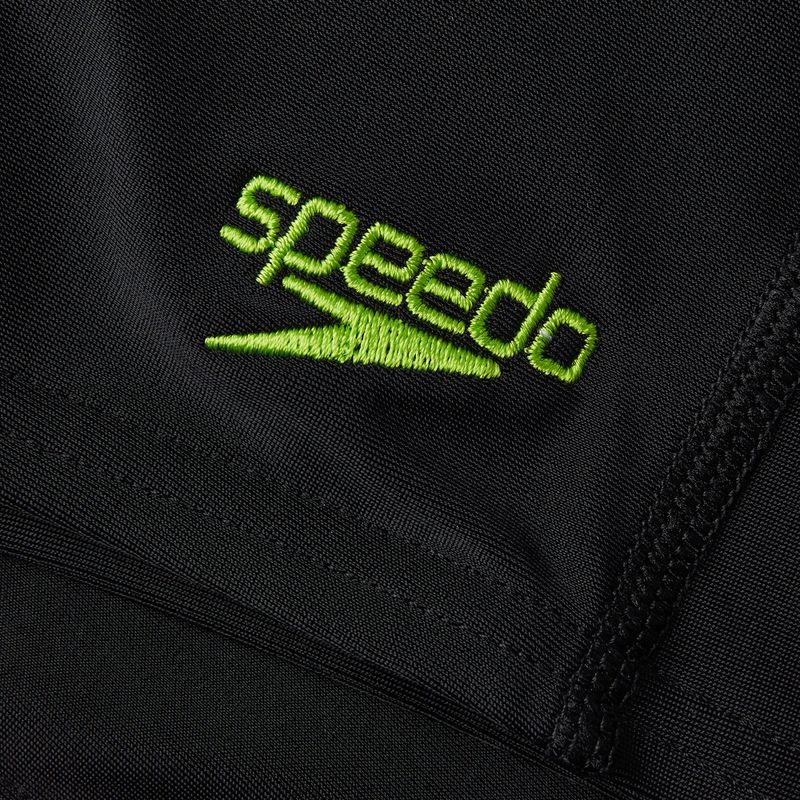 Bokserki pływackie dziecięce Speedo Plastisol Placement Aquashort black/atomic lime/tile 8