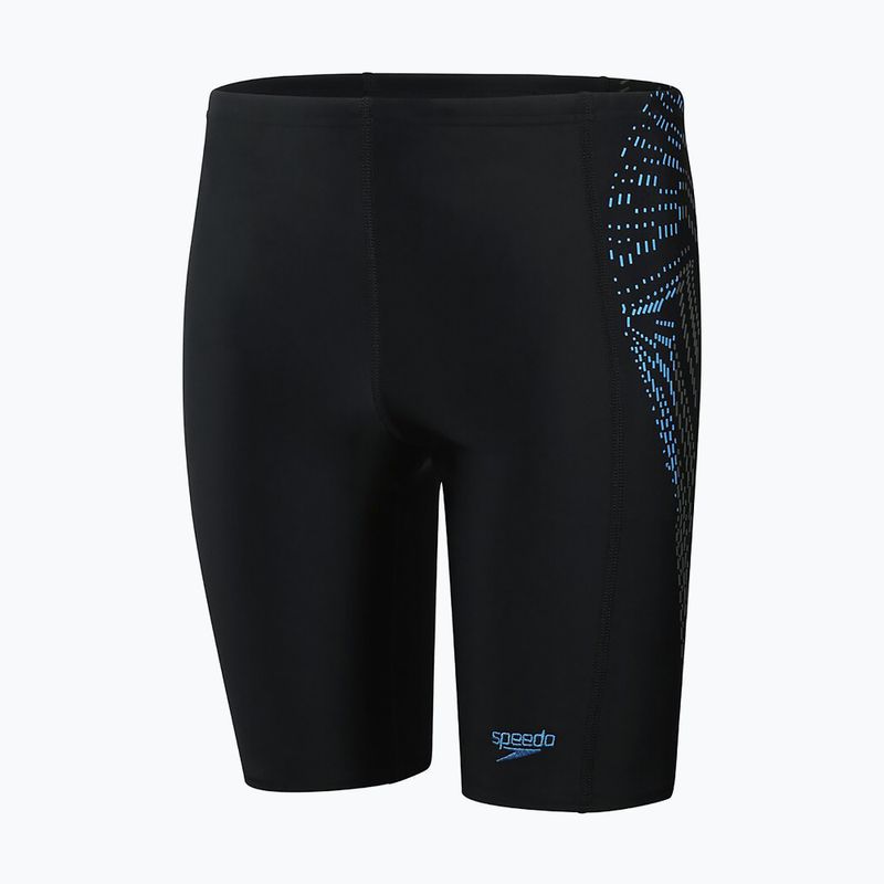 Jammery pływackie dziecięce Speedo Plastisol Placement Jammer black/pool/usa charcoal 6