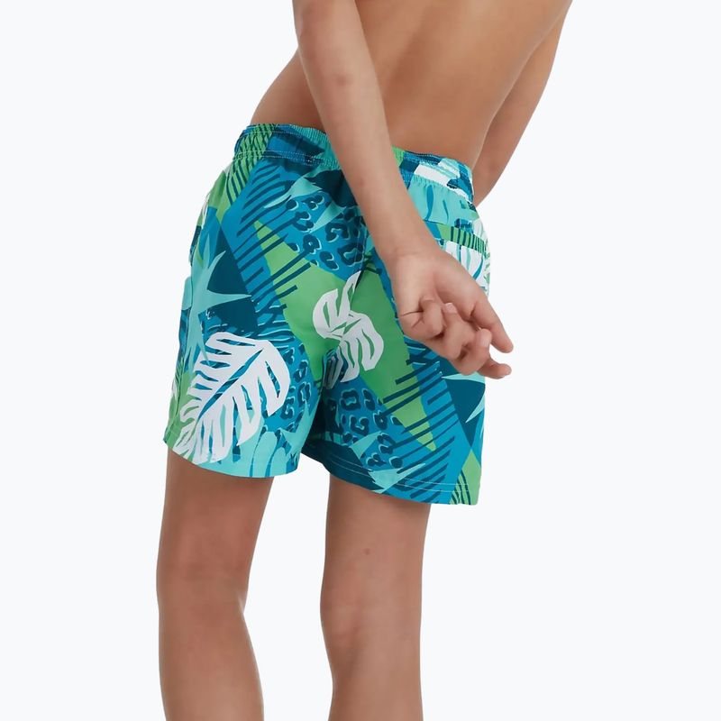 Szorty kąpielowe dziecięce Speedo Printed 13" green/blue 3