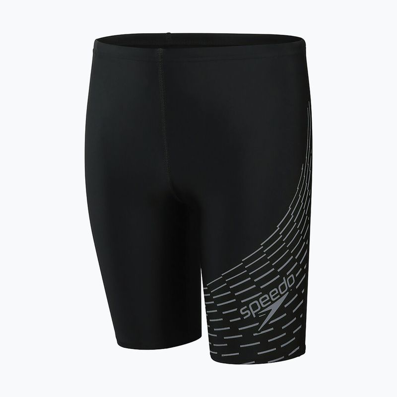 Jammery pływackie dziecięce Speedo Medley Logo Jammer black/ardesia 4