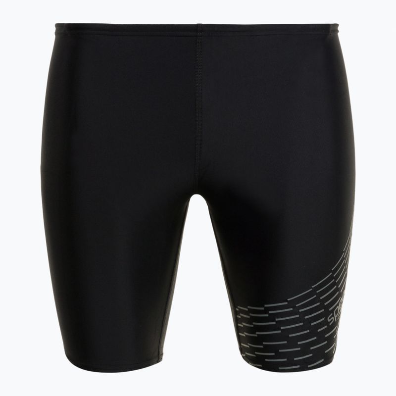 Jammery pływackie dziecięce Speedo Medley Logo Jammer black/ardesia