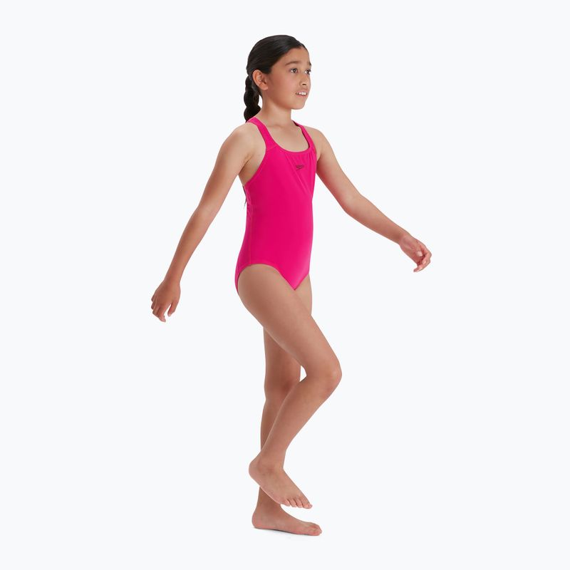 Strój pływacki jednoczęściowy dziecięcy Speedo Endurance+ Medalist electric pink 6