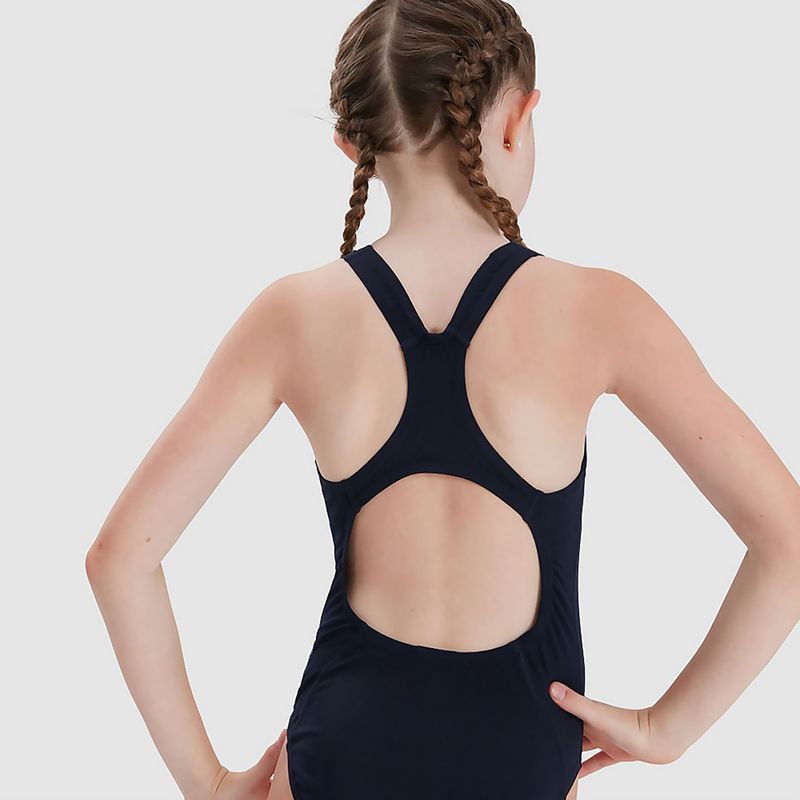 Strój pływacki jednoczęściowy dziecięcy Speedo Endurance+ Medalist true navy 9