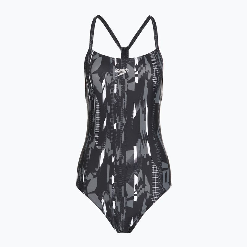 Strój pływacki jednoczęściowy damski Speedo Allover Rippleback black