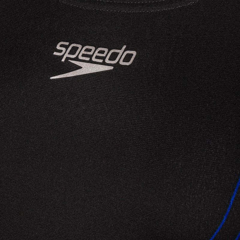 Strój pływacki jednoczęściowy damski Speedo Placement Recordbreaker black/beautifulblue/ neonorchid 3