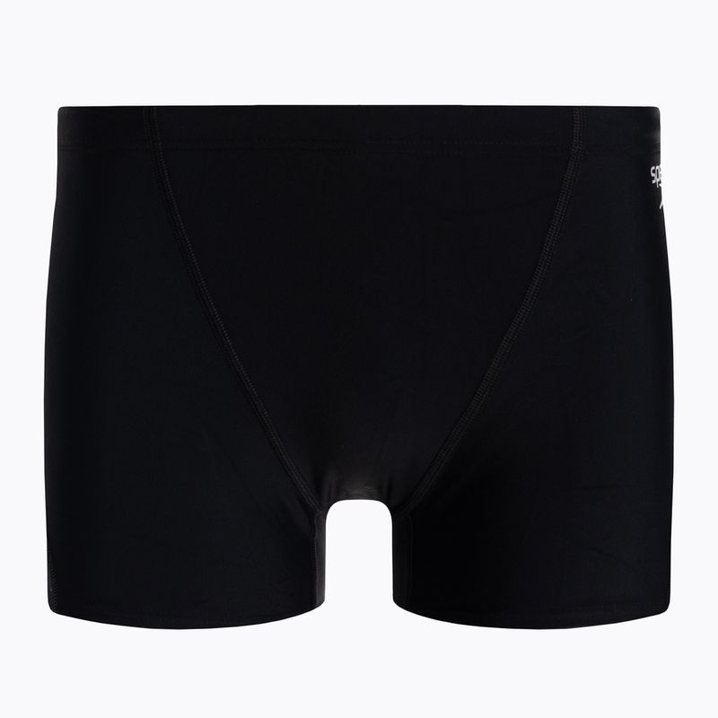 Bokserki pływackie męskie Speedo Allover V-Cut Aquashort black/usa charcoal