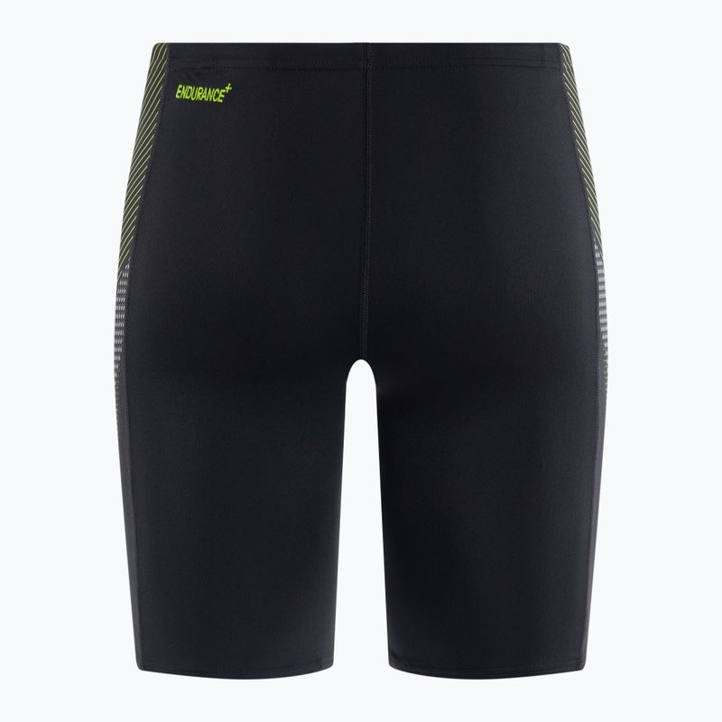 Jammery pływackie męskie Speedo Tech Panel Jammer black/atomic lime/usa charcoal 2