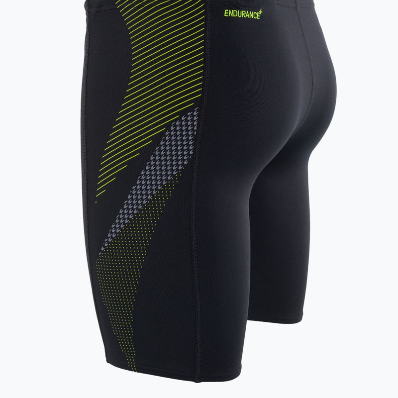 Jammery pływackie męskie Speedo Tech Panel Jammer black/atomic lime/usa charcoal 4