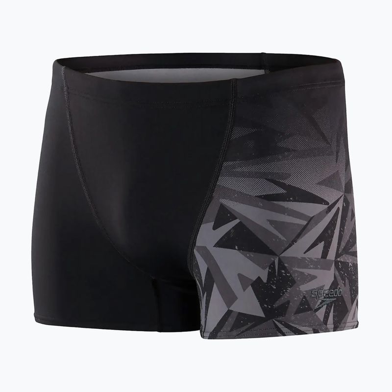 Bokserki pływackie męskie Speedo HyperBoom V-Cut Aquashort black/siren red 4