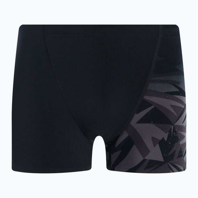 Bokserki pływackie męskie Speedo HyperBoom V-Cut Aquashort black/siren red
