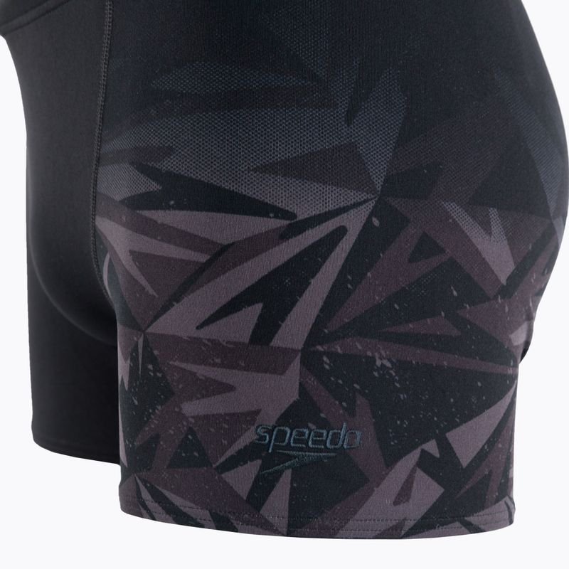 Bokserki pływackie męskie Speedo HyperBoom V-Cut Aquashort black/siren red 3