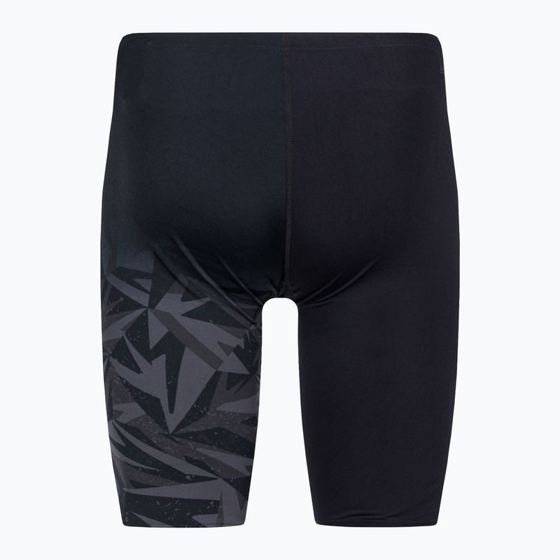 Jammery pływackie męskie Speedo HyperBoom V-Cut Jammer black/oxid grey 2
