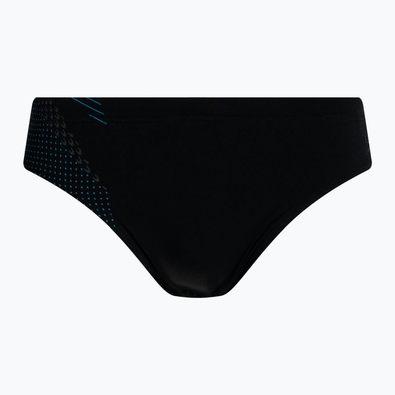 Slipy pływackie męskie Speedo Tech Panel 7 cm Brief black/pool/usa charcoal