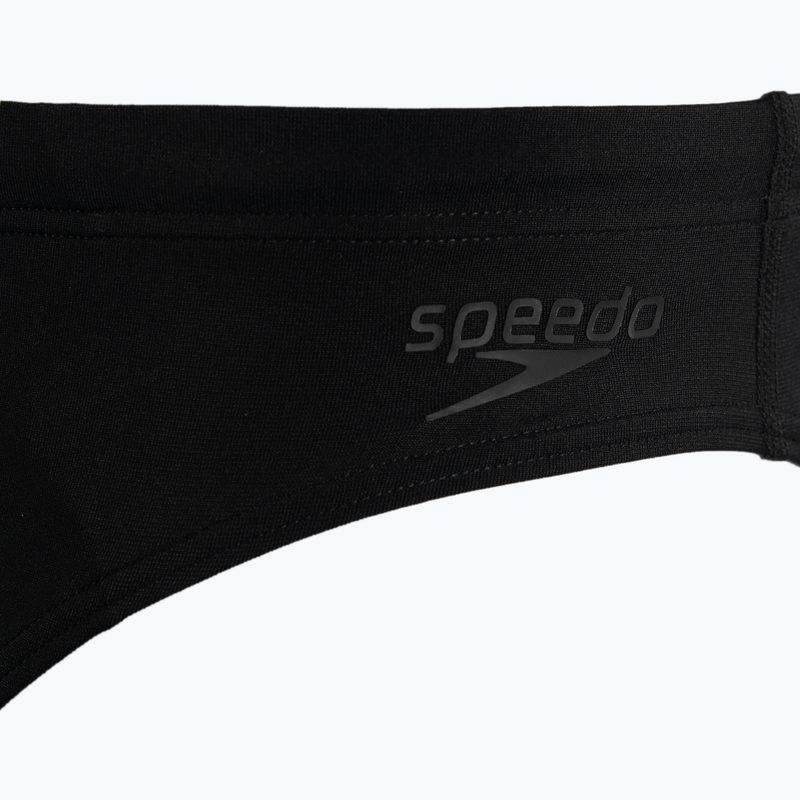Slipy pływackie męskie Speedo Tech Panel 7 cm Brief black/pool/usa charcoal 3