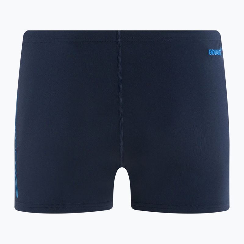 Bokserki pływackie męskie Speedo Boom Logo Placement Aquashort true navy/bondi blue 2