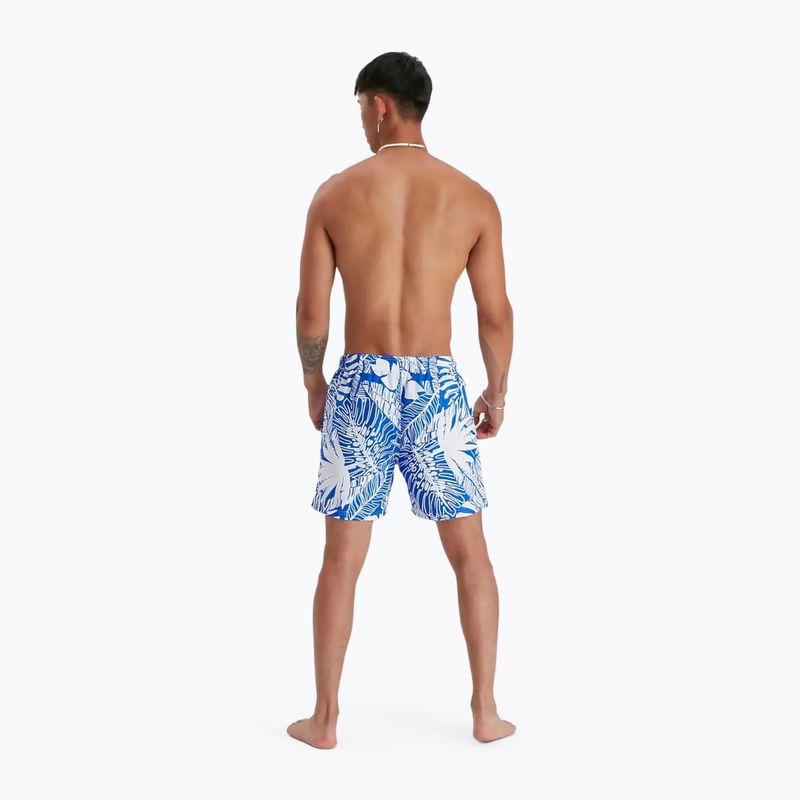 Szorty kąpielowe męskie Speedo Print Leisure 16" blue flame/white 3