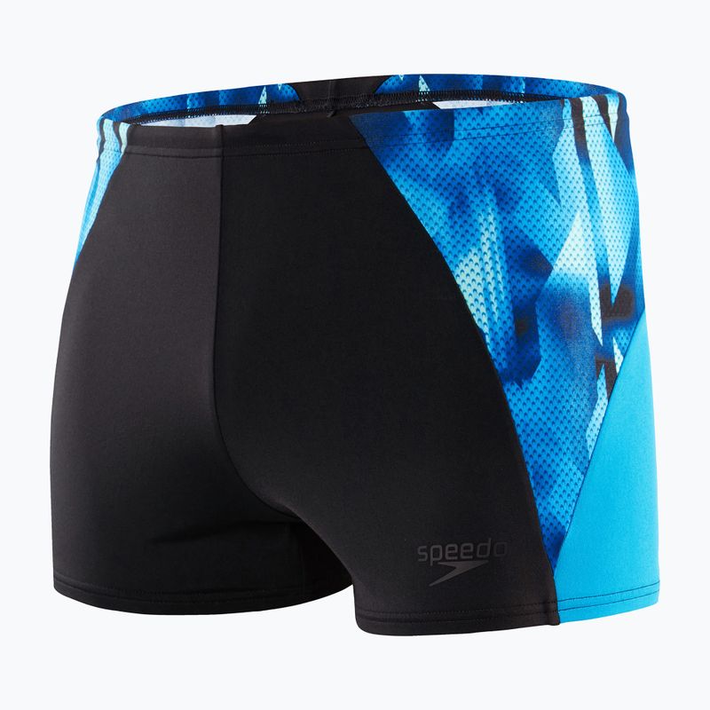 Bokserki pływackie męskie Speedo ECO Endurance+ Splice Aquashort black/pool/blue flame 5