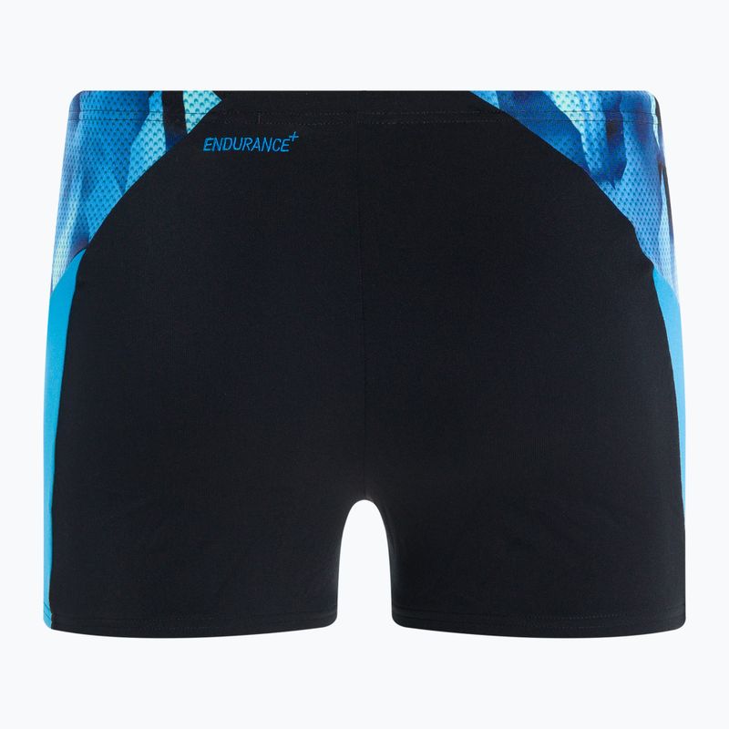 Bokserki pływackie męskie Speedo ECO Endurance+ Splice Aquashort black/pool/blue flame 2