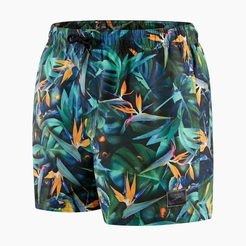 Szorty kąpielowe męskie Speedo Digital Printed Leisure 14" jungle black/dark petrol