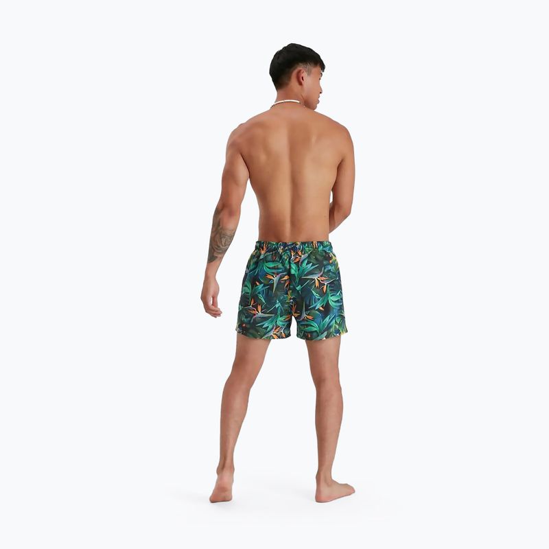 Szorty kąpielowe męskie Speedo Digital Printed Leisure 14" jungle black/dark petrol 3