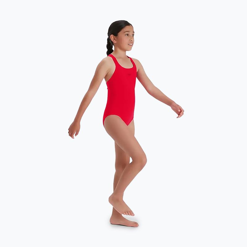 Strój pływacki jednoczęściowy dziecięcy Speedo Endurance+ Medalist fed red 9