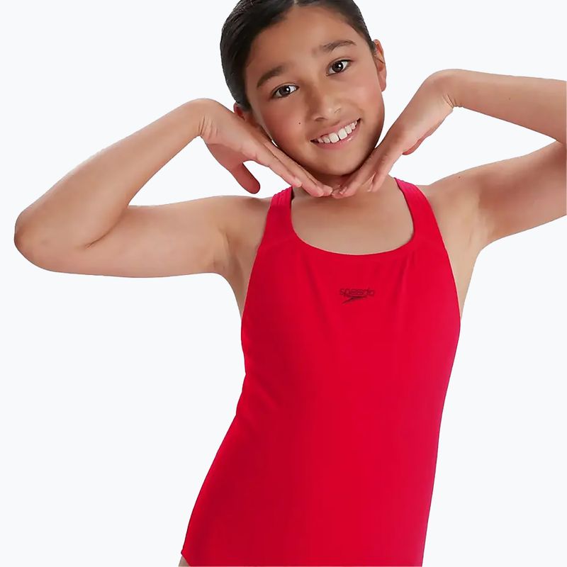 Strój pływacki jednoczęściowy dziecięcy Speedo Eco Endurance + Medalist fed red 11