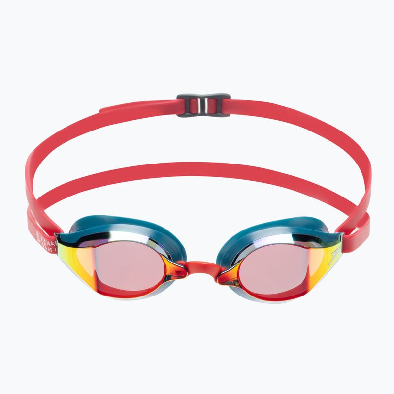 Okulary do pływania Speedo Fastskin Speedsocket 2 Mirror phoenix red/nordic teal/fire gold 2