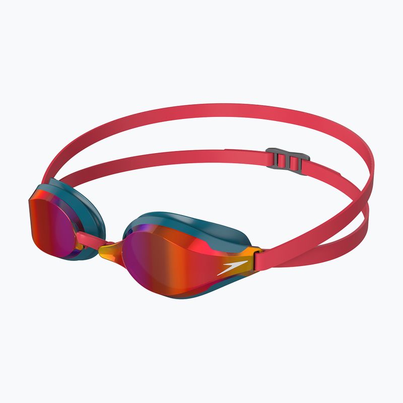 Okulary do pływania Speedo Fastskin Speedsocket 2 Mirror phoenix red/nordic teal/fire gold 6