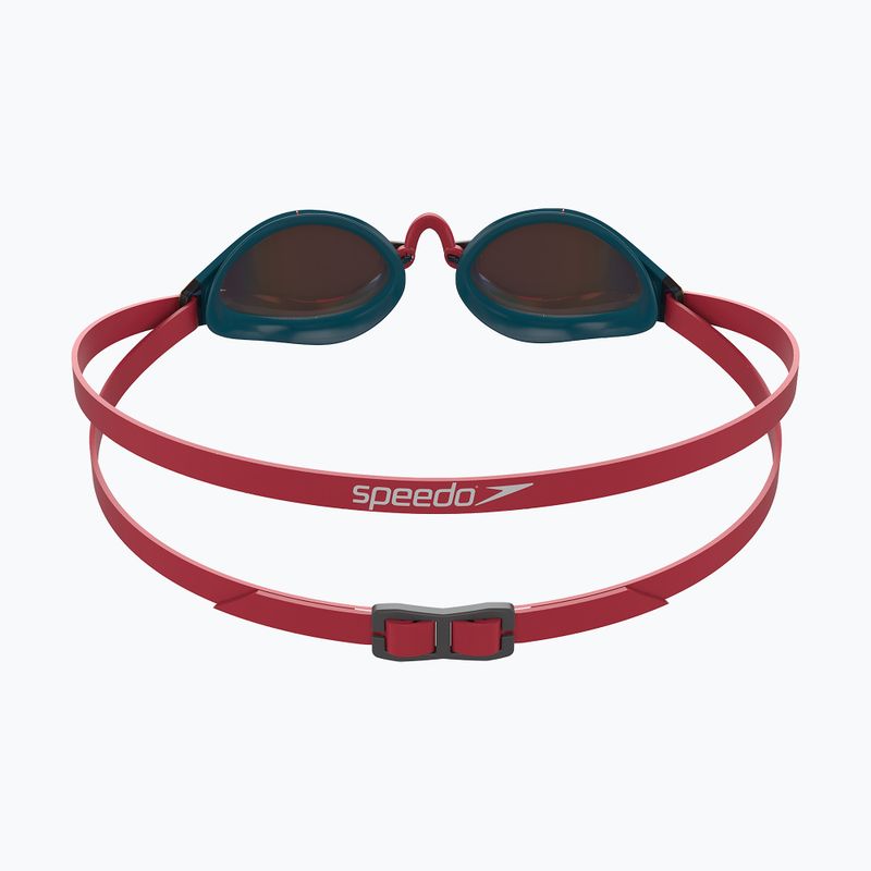 Okulary do pływania Speedo Fastskin Speedsocket 2 Mirror phoenix red/nordic teal/fire gold 8