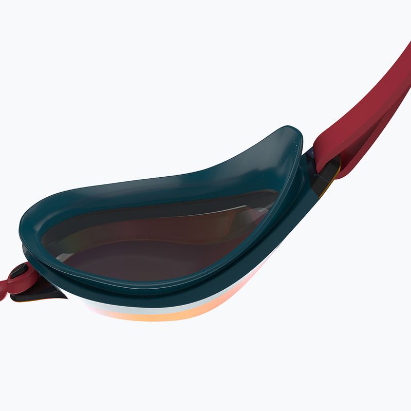 Okulary do pływania Speedo Fastskin Speedsocket 2 Mirror phoenix red/nordic teal/fire gold 9