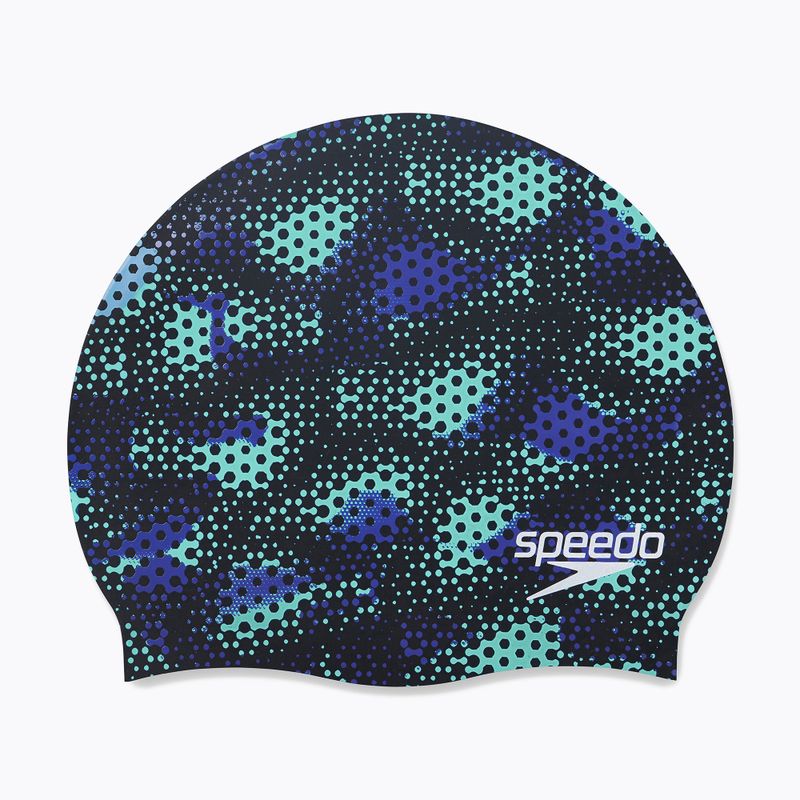 Czepek pływacki dziecięcy Speedo Logo Placement black/white/violet 3