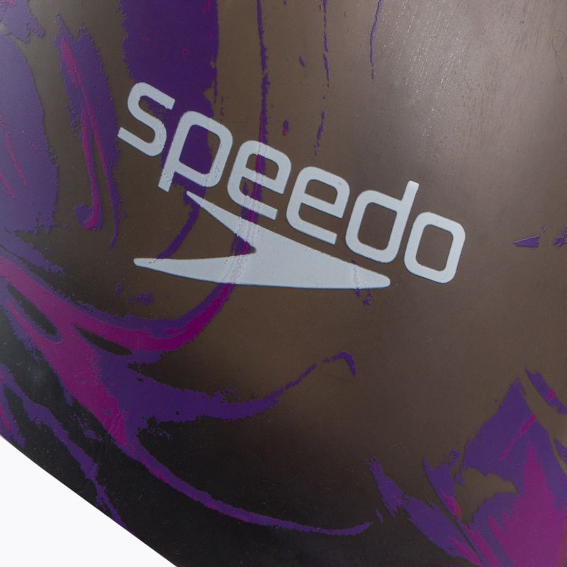 Czepek pływacki Speedo Long Hair Printed black/diva/royal purple 3