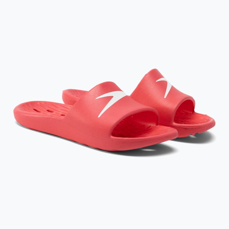 Klapki dziecięce Speedo Slide JU siren red 4