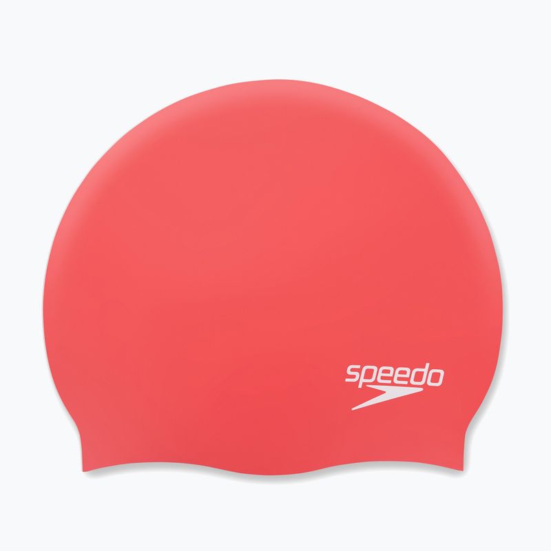 Czepek pływacki Speedo Plain Moulded Silicone phoenix red 4