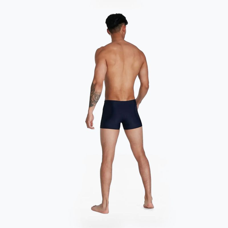 Bokserki pływackie męskie Speedo Medley Logo true navy/fake green 6