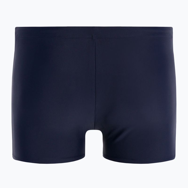Bokserki pływackie męskie Speedo Medley Logo Aquashort true navy/fake green 2