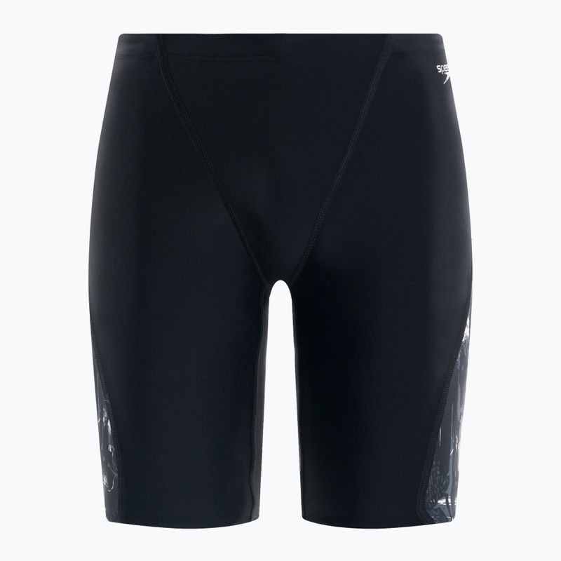 Jammery pływackie męskie Speedo V-Cut Panel Jammer black/usa charcoal/white