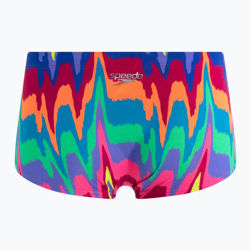 Slipy pływackie męskie Speedo Allover 17 cm Brief magenta/fluro pink/ultraviolet/pool 2