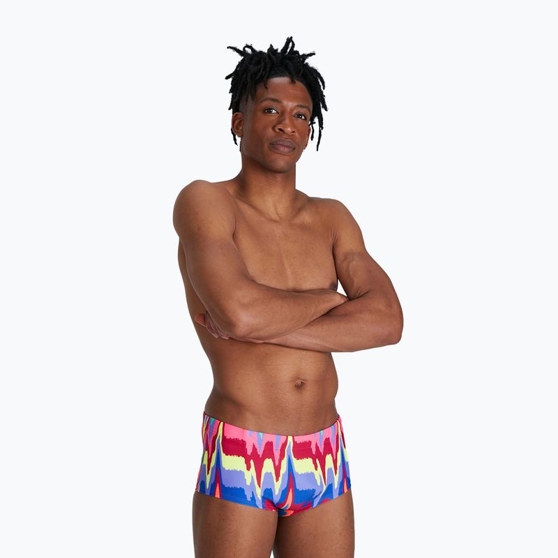 Slipy pływackie męskie Speedo Allover 17 cm Brief magenta/fluro pink/ultraviolet/pool 5