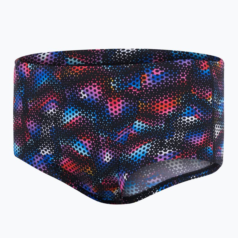 Bokserki pływackie męskie Speedo Kaleidoscope V 17 cm Club Training Allover Brief black/blue flame 4
