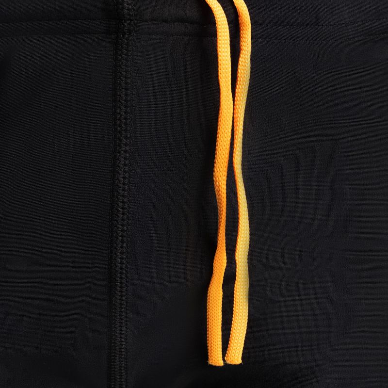 Bokserki pływackie dziecięce Speedo Plastisol Placement Aquashort black/papaya punch/blue flame 4