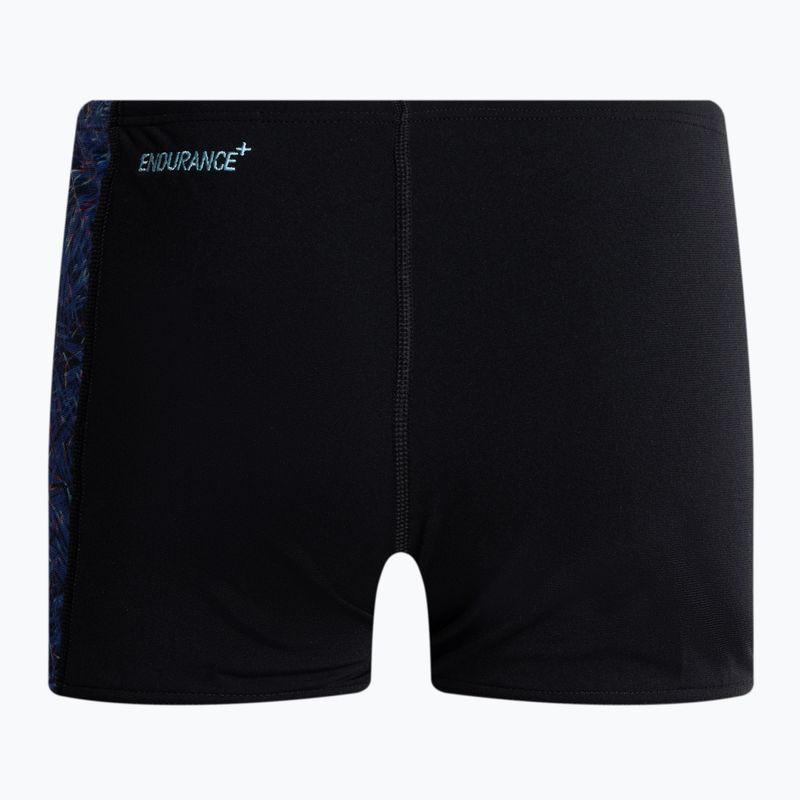 Bokserki pływackie dziecięce Speedo Digi Allover Panel Aquashort black/true navy 2