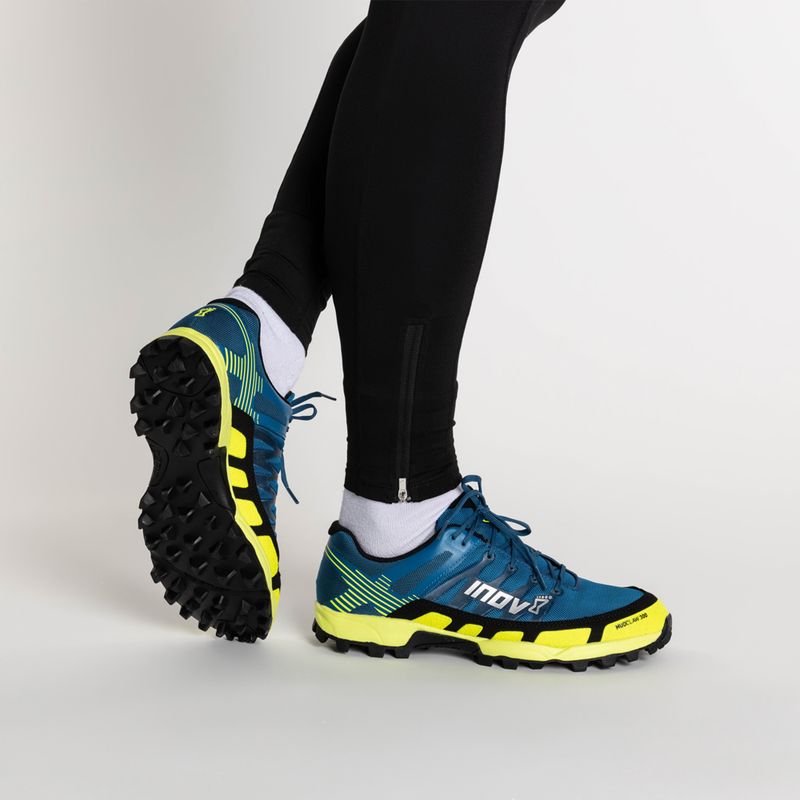 Buty do biegania męskie Inov-8 Mudclaw 300 blue/yellow 2