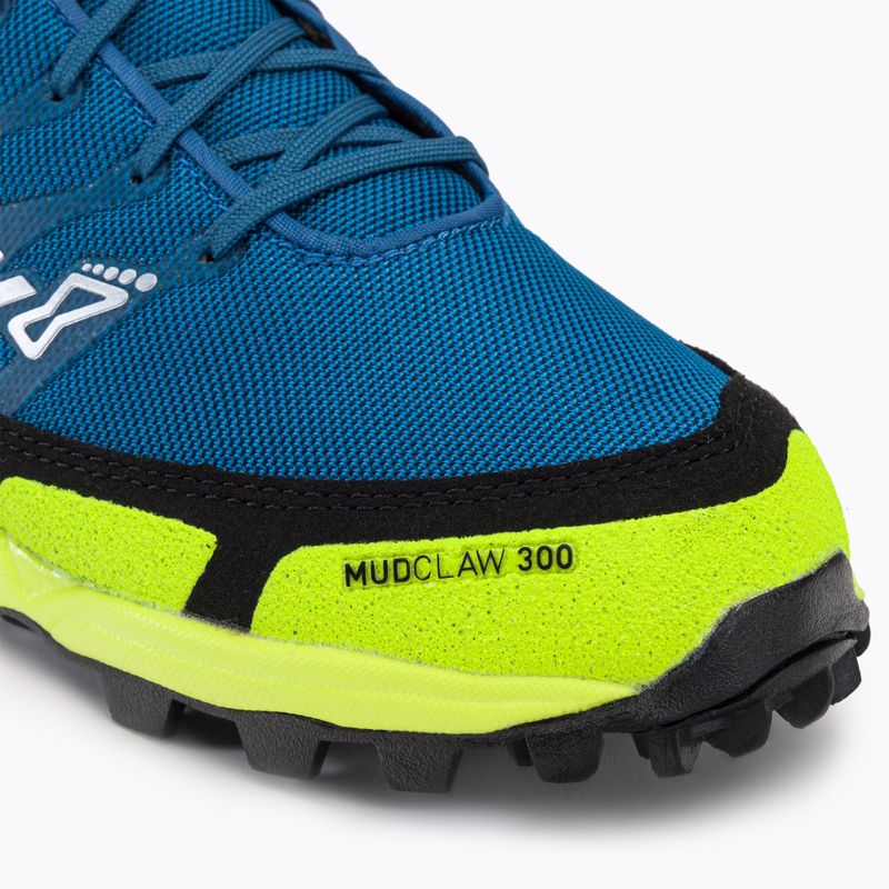 Buty do biegania męskie Inov-8 Mudclaw 300 blue/yellow 7