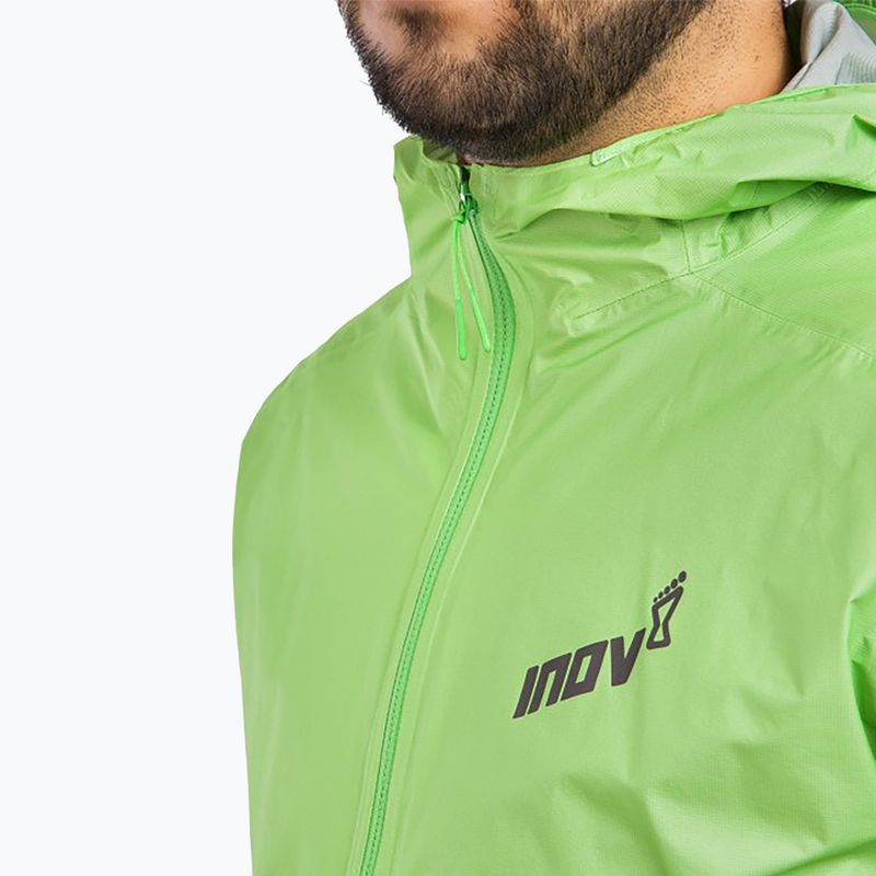 Kurtka do biegania męska Inov-8 Raceshell Pro FZ green 3