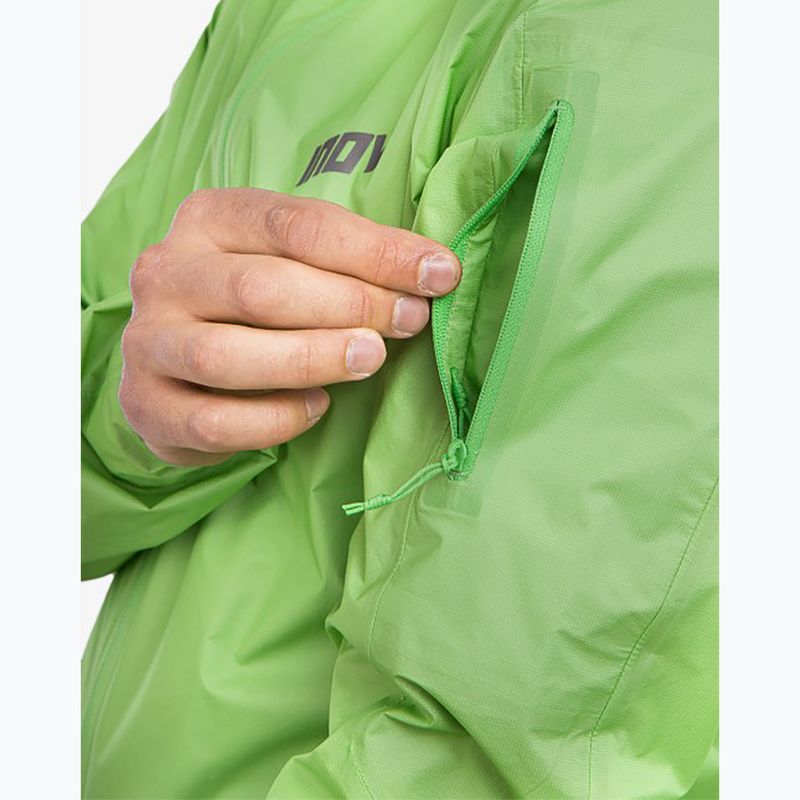 Kurtka do biegania męska Inov-8 Raceshell Pro FZ green 6