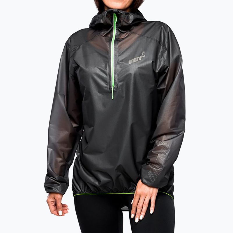 Kurtka do biegania Inov-8 Raceshell Half Zip black 3