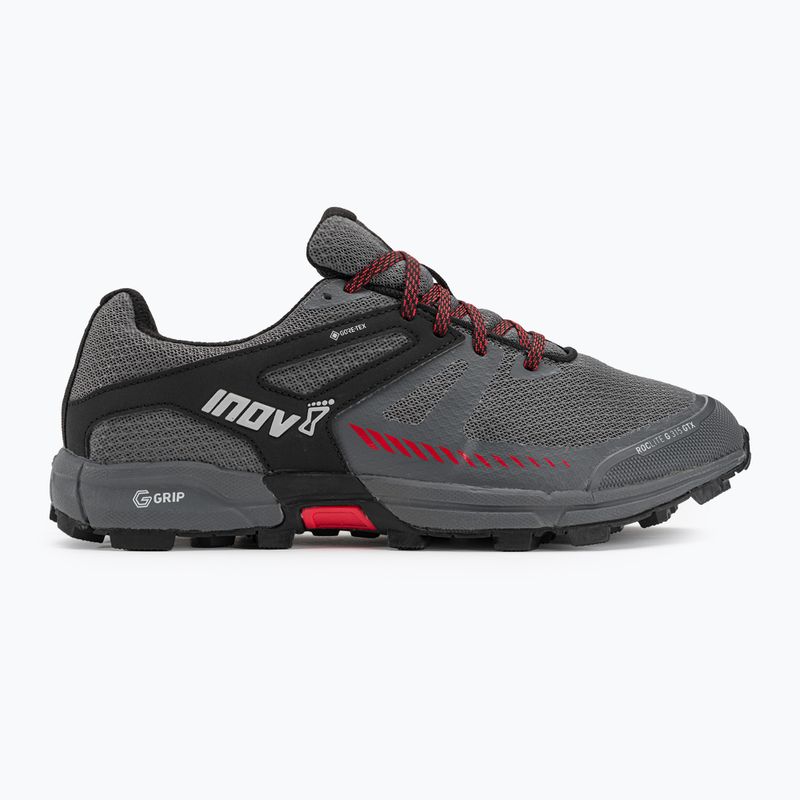 Buty do biegania męskie Inov-8 Roclite G 315 GTX V2 grey/black/red 2